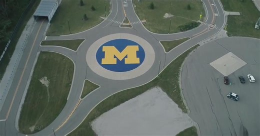 A look inside University of Michigan's automated vehicle testing facility