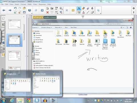 Working with the SMART Ink Toolbar