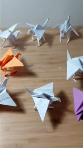 Origami Cranes are boring 🥱 #origami #funny