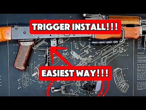 AK Trigger Install Made EASY!!!