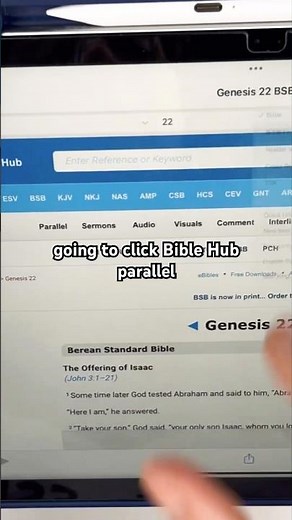 45 second Bible Hub tutorial 😊😊😊#bible #biblestudy #biblejournaling