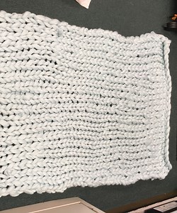 Super Comfy Hand Knitted Wool Blanket