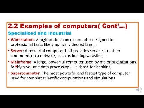 DEFINITION OF COMPUTER WITH EXAMPLES