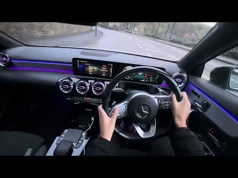 POV Driving Mercedes-Benz A250e
