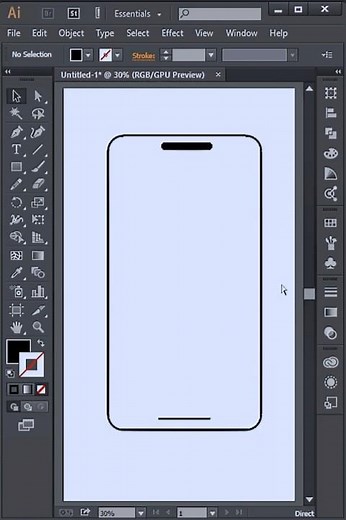 Easy Mobile Icon Design in Illustrator – Step by Step! #icondesign #icons
