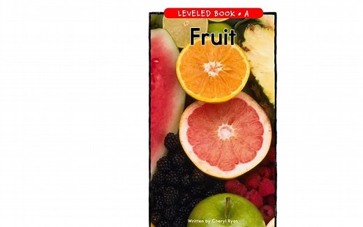 英文绘本阅读a- fruit_哔哩哔哩_bilibili