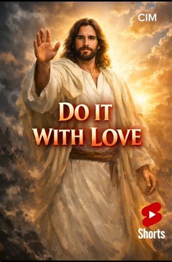 Jesus Says: Do It With Love ❤️