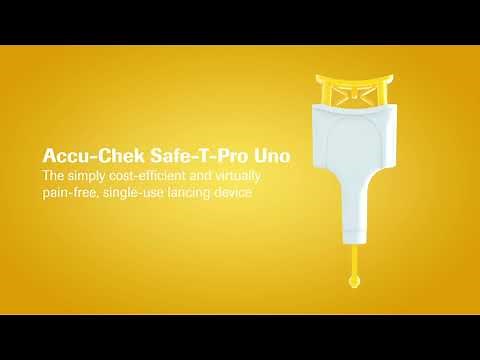 How to use the Accu-Chek Safe T Pro Uno lancing device