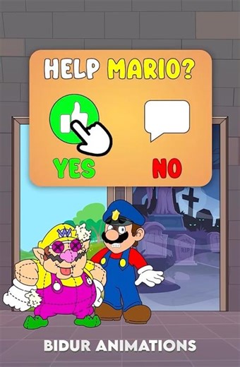 Mario and Ghost 👨🏻‍🚒🕹️ #supermario #mariobros