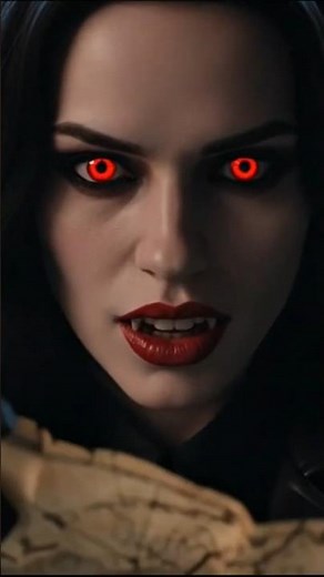 Paper ASMR by Vampire Queen #shorts #vampire #horror #asmr