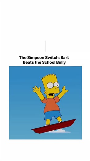 thecinebyte on Instagram: "The Ultimate "Lucky" Victory: Bart vs. Nelson 🎒💥 Sometimes, you don't need muscles to beat a bully—you just need a ridiculous amount of luck and some perfectly timed coincidences! Watch as Bart Simpson accidentally takes down Springfield’s toughest school bully, Nelson Muntz, not once, but three times! From a well-timed dirt mound to a stray tetherball, Bart manages to come out on top without even trying. Nelson might be tough, but he’s no match for the universe’s se