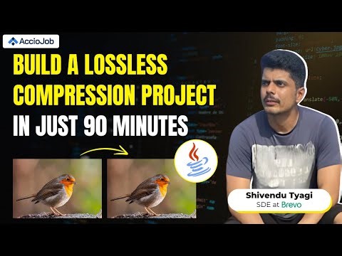 Build a Lossless Compression Project in Java in 90 mins | Java Project | Backend Project | AccioJob