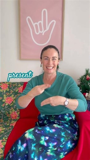 Sign Time (Auslan) - Present 🎁 #shorts