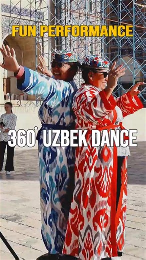 360° Slow Motion Uzbek Dance:engaging and Fun Performance #travelvlog #DancePerformance #dance #vlog