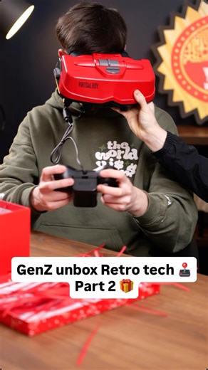 Round two of giving Gen Z retro tech… Are we officially old now? Watch part 1 to see what else they opened 🎁 #genz #millenial #tech #gaming #retro | CeX