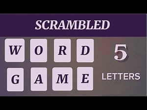 Scrambled Word Quiz | Find the 5 Letters Word | Word Game