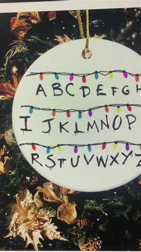 Custom Light String Alphabet #ornaments #strangerthings4 #movie