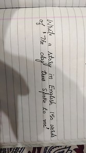Story Writing  Write a story in English in 150 words titled "T... | Filo