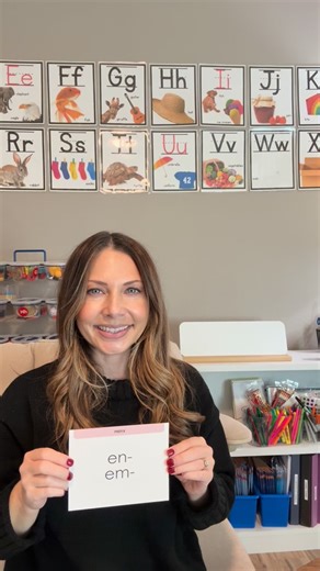 Karen Follis on Instagram: "Prefix en-/em- mean “to cause or put into” or “within”. We see these prefixes in words like: enable encourage engrave empower embodiment Prefix em- is used before base words that begin with the letter b,m, or p. Prefix en- is used before other consonants, although the word enmesh does exist. #morphology #affixes #prefix #wordstudy @imse_og"