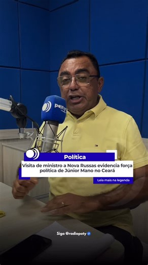 Rádio Poty | Mais informações @radiopoty ✅📰 A visita do ministro do Esporte a Nova Russas, na última segunda-feira, ganhou destaque no cenário político... | Instagram