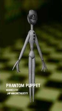 FNAF 3 - PHANTOM PUPPET - Model showcase