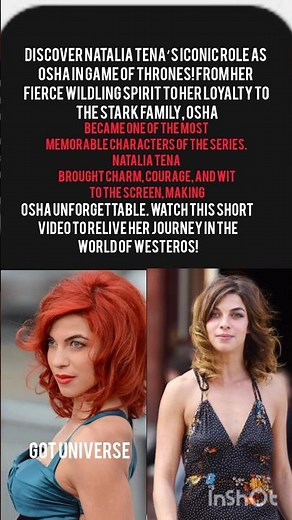 Natalia Tena as Osha – The Wildling Who Shocked Game of Thrones Fans!