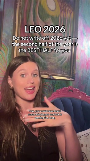 Code halfmagic for 50% off your monthly guide 🧚‍♀️ LEO 2026 READING — we’re about halfway into 2026 and this is what the year has been thus far for the Leos and the LUCK that awaits the lions 🦁 #leo #leoreading #leohoroscope #leozodiac #leo♌️
