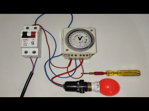 STREET LIGHT TIMER SETTING & CONNECTION PRACTICALLY! 24 HOUR TIMER CONNECTION