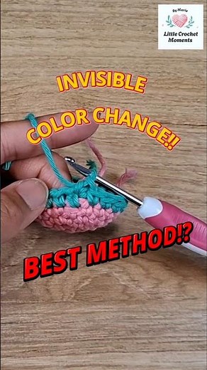 Best Invisible Color Change in Crochet – Beginners Look Here! #crochettips #amigurumi