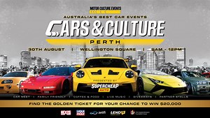 Cars & Culture Perth - 30th August - Wellington Square
