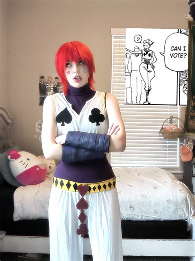 literally how is he built like that tho😭 #hunterxhuntercosplay #hisoka #hisokacosplay #hunterxhunter #hisokamorow