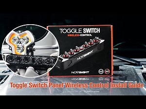 CYBER Series Wireless Toggle Switch Install Guide - Connect to HALO Pro 3-inch LED pod lights