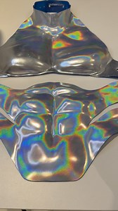 ULTRANOVA | CHROME SILICONE ANATOMICAL BREASTPLATE FOR MEN IN HOLOGRAPHIC CHROME By ULTRANOVA 🛸 NEW CREATION #newcreation #SILICHROME #formen... | Instagram