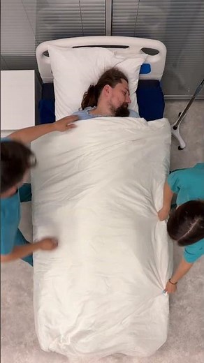This Bed Technique Saves Hours of Patient Care #shorts #nursing #hacks