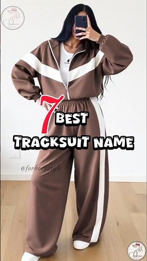 7 Trendy Tracksuit Ideas with Names| Winter Outfit Inspo😍#farheenstyle #shortsfeed #shorts #trending