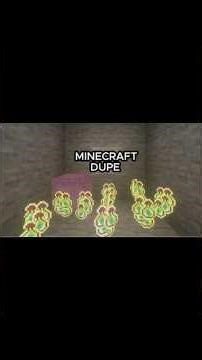 minecraft easy dupe glitch! (Any platform and version)