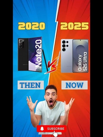 Samsung S25 Ultra vs Note 20 Ultra – Then vs Now