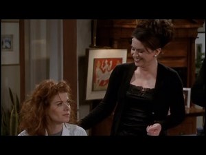 Megan Mullally as Karen Walker season 8 blooper scene. Will & Grace bloopers
