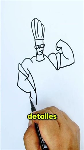 CREA A JOHNNY BRAVO DESDE CERO