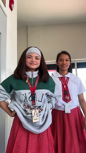 Coordinated Dance Routine by Students in School Uniforms