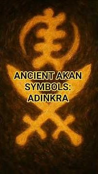 Adinkra: Africa’s Sacred Symbols. #shorts
