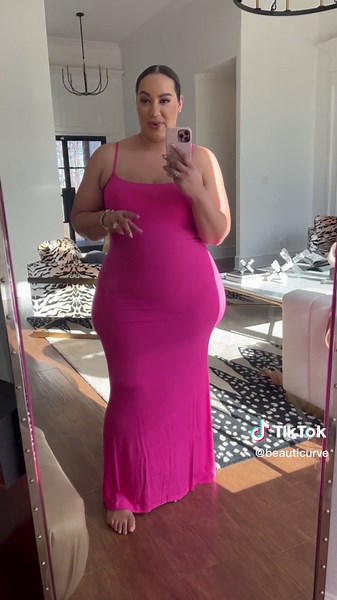 Skims Slip Dress Review: Plus Size & Viral Trend