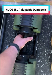 NUOBELL Adjustable Dumbbells: 5-80 lbs Easily