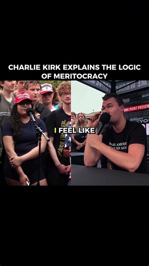 Charlie Kirk Explains: Meritocracy vs. Affirmative Action 🎓 #charliekirk #charliekirklegacy #debates