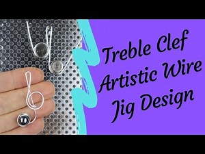 Treble Clef Artistic Wire Jig Design