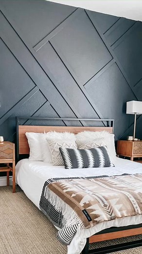 Easy Wood Accent Wall! #diy #accentwall #homeimprovement #homedesign #interiordesign #foryoupage #fyp