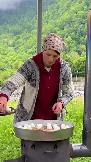 1.1M views · 16K reactions | A Hearty Village Feast: 100 Eggs, Juicy...