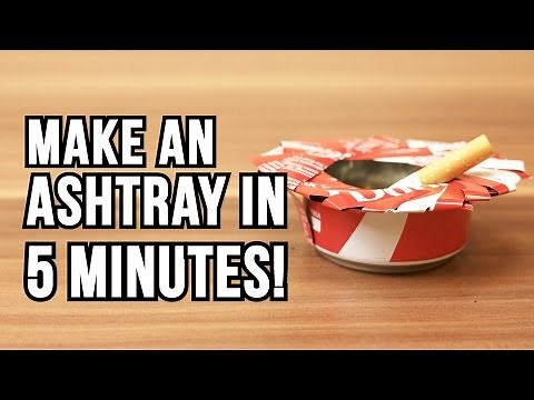 Make an ashtray out of a can! - DIY