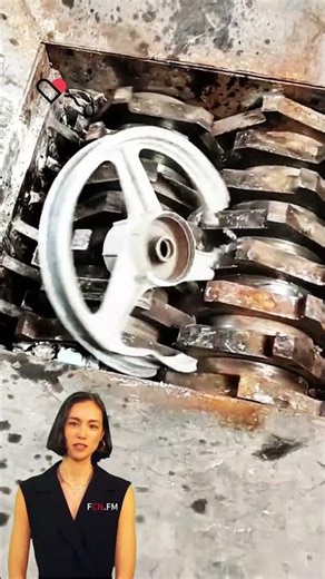 #fcnfm Twin-shaft design engineered to convert bulky waste into transportable flakes