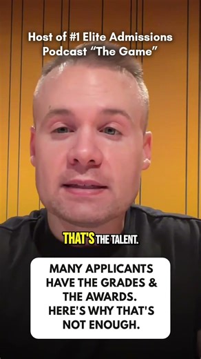 Here's Why Grades and Awards Alone Won't Get You Into Your Dream School #ivyleague